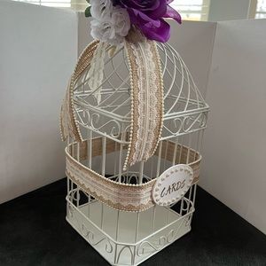 Birdcage wedding card box